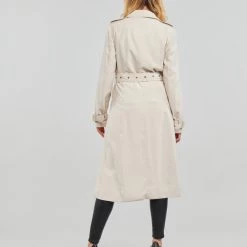 Vêtements Femme Trenchs Guess STEFANIA Beige -Manteaux Soldes Magasin 22798795 500 D