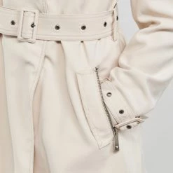 Vêtements Femme Trenchs Guess STEFANIA Beige -Manteaux Soldes Magasin 22798795 500 E