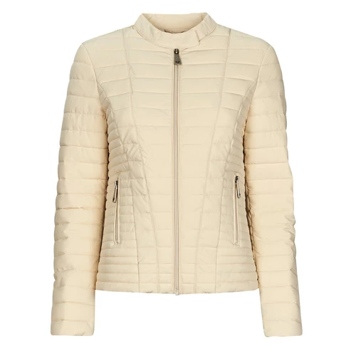 Vêtements Femme Doudounes Guess VONA JACKET Beige 3 Vêtements Femme Doudounes Guess VONA JACKET Beige
