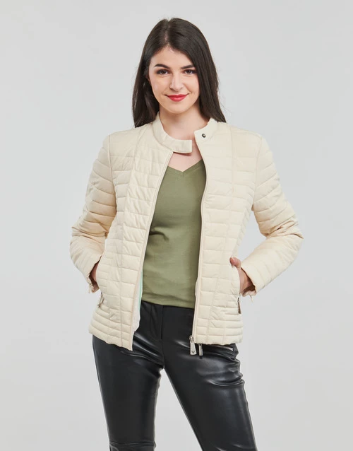 Vêtements Femme Doudounes Guess VONA JACKET Beige 4 Vêtements Femme Doudounes Guess VONA JACKET Beige – Image 2