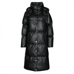 Vêtements Femme Doudounes Guess EMILIE LONG JACKET Noir