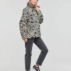 Vêtements Femme Doudounes Vans FOUNDRY PRINT PUFF MTE BLACK -Manteaux Soldes Magasin 22853843 500 C