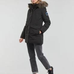 Vêtements Femme Parkas Superdry EVEREST PARKA Jet Black 9 Vêtements Femme Parkas Superdry EVEREST PARKA Jet Black -Manteaux Soldes Magasin 22853935 500 C