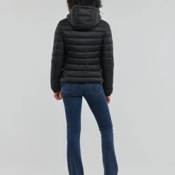 Vêtements Femme Doudounes Superdry CLASSIC FUJI PUFFER JACKET Black -Manteaux Soldes Magasin 22853945 500 D