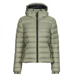 Vêtements Femme Doudounes Superdry CLASSIC FUJI PUFFER JACKET Light Khaki