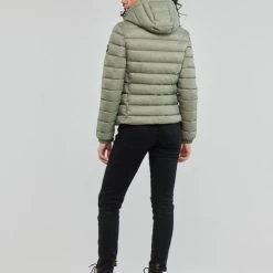 Vêtements Femme Doudounes Superdry CLASSIC FUJI PUFFER JACKET Light Khaki -Manteaux Soldes Magasin 22853947 500 D