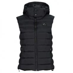 Vêtements Femme Doudounes Superdry CODE MTN FUJI PADDED GILET Black