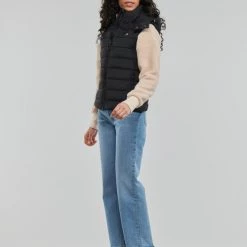 Vêtements Femme Doudounes Superdry CODE MTN FUJI PADDED GILET Black -Manteaux Soldes Magasin 22853948 500 C