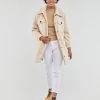 Vêtements Femme Manteaux Only ONLNEWCAMILLA TEDDY SHACKET CC OTW Beige -Manteaux Soldes Magasin 22871857 500 B