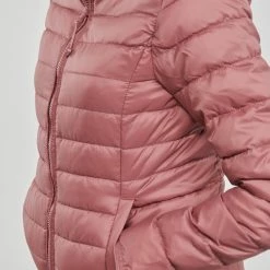 Vêtements Femme Doudounes Only ONLNEWTAHOE QUILTED JACKET OTW Vieux rose -Manteaux Soldes Magasin 22871859 500 E