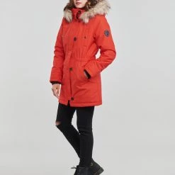 Vêtements Femme Parkas Only ONLIRIS FUR WINTER PARKA CC OTW Rouge 9 Vêtements Femme Parkas Only ONLIRIS FUR WINTER PARKA CC OTW Rouge -Manteaux Soldes Magasin 22871863 500 C