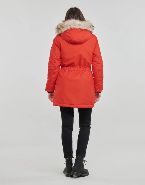 Vêtements Femme Parkas Only ONLIRIS FUR WINTER PARKA CC OTW Rouge 6 Vêtements Femme Parkas Only ONLIRIS FUR WINTER PARKA CC OTW Rouge – Image 4