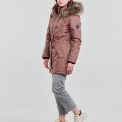 Vêtements Femme Parkas Only ONLIRIS FUR WINTER PARKA CC OTW Vieux rose -Manteaux Soldes Magasin 22871864 500 C