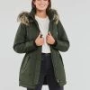 Vêtements Femme Parkas Only ONLIRIS FUR WINTER PARKA CC OTW Kaki -Manteaux Soldes Magasin 22871865 500 B