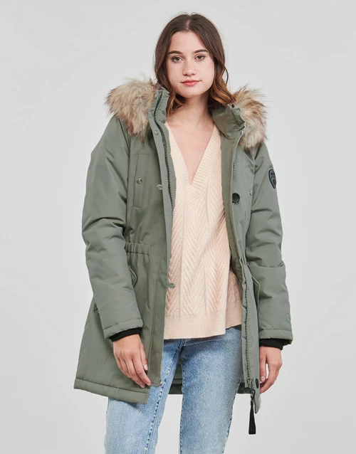 Vêtements Femme Parkas Only ONLIRIS FUR WINTER PARKA CC OTW Kaki 3 Vêtements Femme Parkas Only ONLIRIS FUR WINTER PARKA CC OTW Kaki