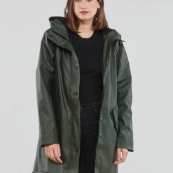Vêtements Femme Parkas Only ONLSALLY RAINCOAT OTW NOOS Kaki