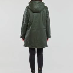 Vêtements Femme Parkas Only ONLSALLY RAINCOAT OTW NOOS Kaki -Manteaux Soldes Magasin 22871868 500 D