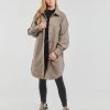 Vêtements Femme Manteaux Only ONLTRILLION L/S OVRS SHACKET PNT NOOS Marron -Manteaux Soldes Magasin 22871869 500 B