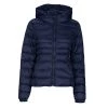 Vêtements Femme Doudounes Only ONLTAHOE HOOD JACKET OTW NOOS Bleu -Manteaux Soldes Magasin 22871870 500 A