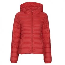 Vêtements Femme Doudounes Only ONLTAHOE HOOD JACKET OTW NOOS Rouge