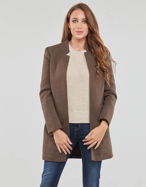 Vêtements Femme Manteaux Only ONLSOHO COATIGAN OTW NOOS Marron 3 Vêtements Femme Manteaux Only ONLSOHO COATIGAN OTW NOOS Marron