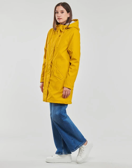 Vêtements Femme Parkas Only ONLSALLY RAINCOAT OTW NOOS Jaune 5 Vêtements Femme Parkas Only ONLSALLY RAINCOAT OTW NOOS Jaune – Image 3