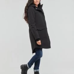 Vêtements Femme Parkas Only ONLMAASTRICHT PARKA OTW NOOS Noir -Manteaux Soldes Magasin 22871966 500 C