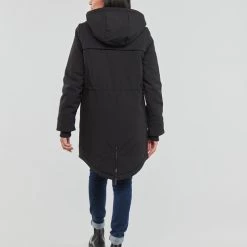 Vêtements Femme Parkas Only ONLMAASTRICHT PARKA OTW NOOS Noir -Manteaux Soldes Magasin 22871966 500 D