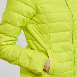 Vêtements Femme Doudounes Only ONLNEWTAHOE QUILTED JACKET OTW Jaune -Manteaux Soldes Magasin 22871981 500 E
