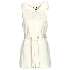 Vêtements Femme Manteaux Only ONLSEDONA LIGHT WAISTCOAT CC OTW Ecru -Manteaux Soldes Magasin 22871987 500 A