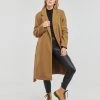 Vêtements Femme Manteaux Only ONLEMMA LONG BELT COATIGAN Camel -Manteaux Soldes Magasin 22872008 500 B