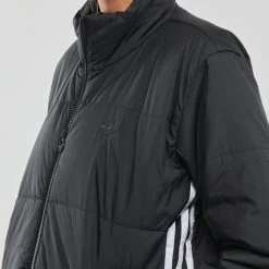Vêtements Femme Doudounes adidas Originals SHORT PUFFER noir -Manteaux Soldes Magasin 23087171 500 E