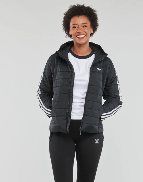Vêtements Femme Doudounes adidas Originals SLIM JACKET noir 4 Vêtements Femme Doudounes adidas Originals SLIM JACKET noir – Image 2