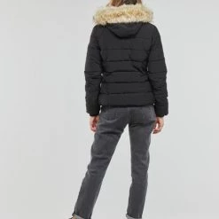 Vêtements Femme Doudounes Kaporal DIBBY Noir -Manteaux Soldes Magasin 23118697 500 D