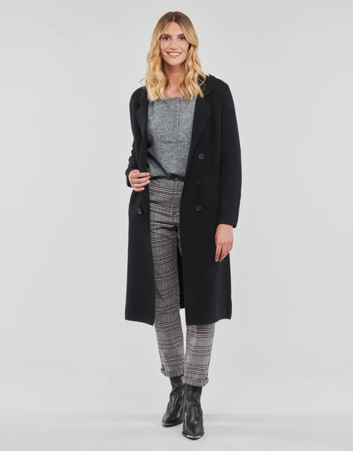Vêtements Femme Manteaux Molly Bracken EF1399AH Noir 3 Vêtements Femme Manteaux Molly Bracken EF1399AH Noir