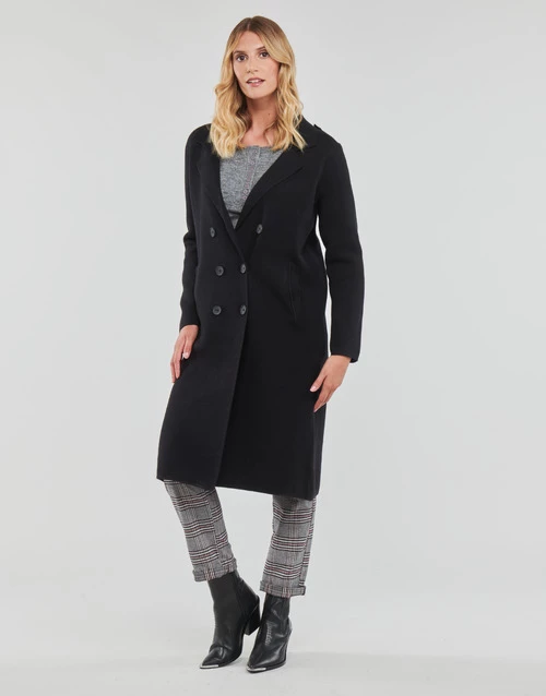 Vêtements Femme Manteaux Molly Bracken EF1399AH Noir 5 Vêtements Femme Manteaux Molly Bracken EF1399AH Noir – Image 3