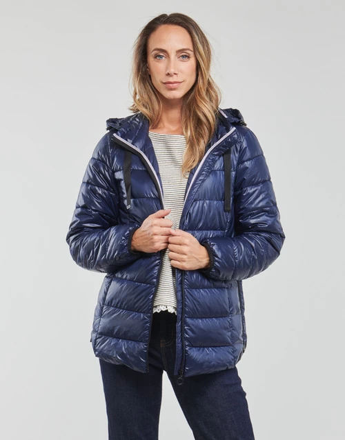Vêtements Femme Doudounes Esprit RCS Tape Jacket NAVY 4 Vêtements Femme Doudounes Esprit RCS Tape Jacket NAVY – Image 2