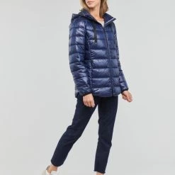 Vêtements Femme Doudounes Esprit RCS Tape Jacket NAVY 9 Vêtements Femme Doudounes Esprit RCS Tape Jacket NAVY -Manteaux Soldes Magasin 23153592 500 C
