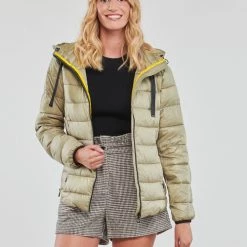 Vêtements Femme Doudounes Esprit RCS Tape Jacket PALE KHAKI 8 Vêtements Femme Doudounes Esprit RCS Tape Jacket PALE KHAKI -Manteaux Soldes Magasin 23153593 500 B