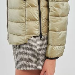 Vêtements Femme Doudounes Esprit RCS Tape Jacket PALE KHAKI 11 Vêtements Femme Doudounes Esprit RCS Tape Jacket PALE KHAKI -Manteaux Soldes Magasin 23153593 500 E