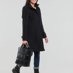 Vêtements Femme Manteaux Esprit SG-082EO1G334 F*LL*SUS wool BLACK -Manteaux Soldes Magasin 23153602 500 C