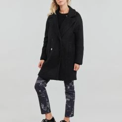 Vêtements Femme Manteaux Desigual LONDON Noir -Manteaux Soldes Magasin 23253920 500 C