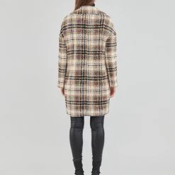 Vêtements Femme Manteaux Desigual COAT DUKE Ecru / Gris / Moutarde 10 Vêtements Femme Manteaux Desigual COAT DUKE Ecru / Gris / Moutarde -Manteaux Soldes Magasin 23253922 500 D