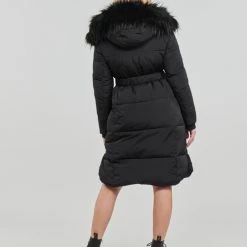 Vêtements Femme Doudounes Desigual NORUEGA Noir -Manteaux Soldes Magasin 23253926 500 D