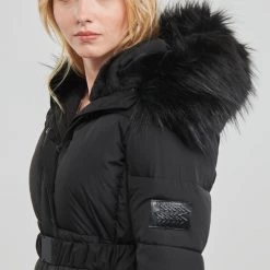 Vêtements Femme Doudounes Desigual NORUEGA Noir -Manteaux Soldes Magasin 23253926 500 E