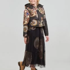 Vêtements Femme Doudounes Desigual HEDDAL Noir / Multicolore 9 Vêtements Femme Doudounes Desigual HEDDAL Noir / Multicolore -Manteaux Soldes Magasin 23253930 500 C