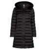 Vêtements Femme Doudounes Geox W BETTANIE LONG JKT Noir -Manteaux Soldes Magasin 23291030 500 A