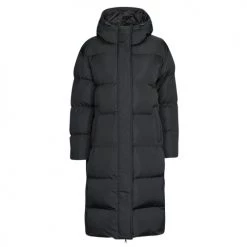 Vêtements Femme Doudounes Superdry STUDIOS LONGLINE DUVET COAT Black