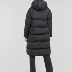 Vêtements Femme Doudounes Superdry STUDIOS LONGLINE DUVET COAT Black -Manteaux Soldes Magasin 23292153 500 D