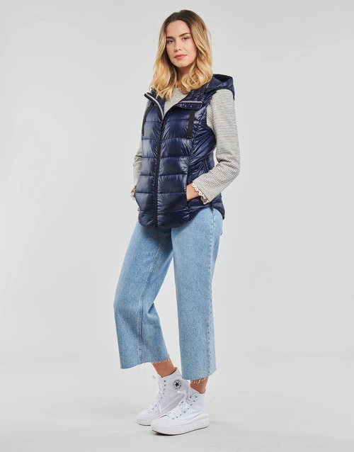 Vêtements Femme Doudounes Esprit RCS Tape Vest NAVY 5 Vêtements Femme Doudounes Esprit RCS Tape Vest NAVY – Image 3